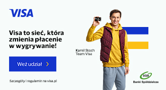 Visa Winter Olympics Team SGB Banner 330x180 v1 - Płać kartą Visa i wygrywaj nagrody w loterii