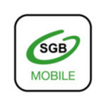 Obraz zawierający tekst, Czcionka, logo - SGB MOBILE, symbol